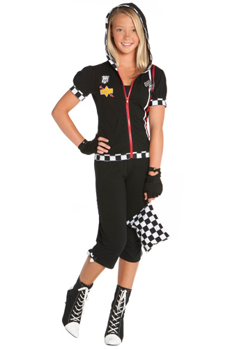 Teen Race Car Driver Costume - Click Image to Close