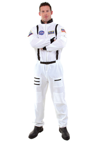 Mens White Astronaut Costume