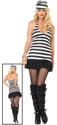 Women's Sexy Convict Costume