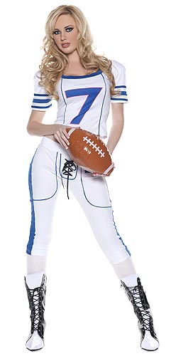 Womens Touchdown Football Costume - Click Image to Close