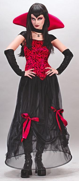 Goth Bloodstone Vampiress Adult Costume - Click Image to Close