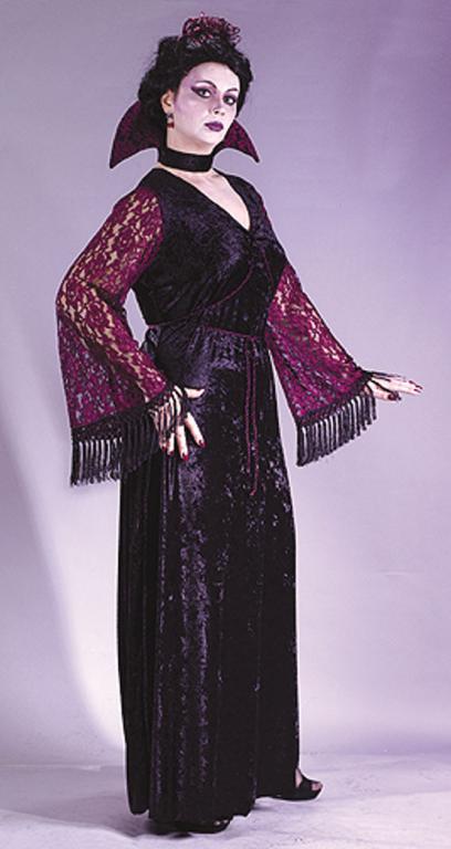 Gothic Lace Vampiress Plus Size Adult Costume