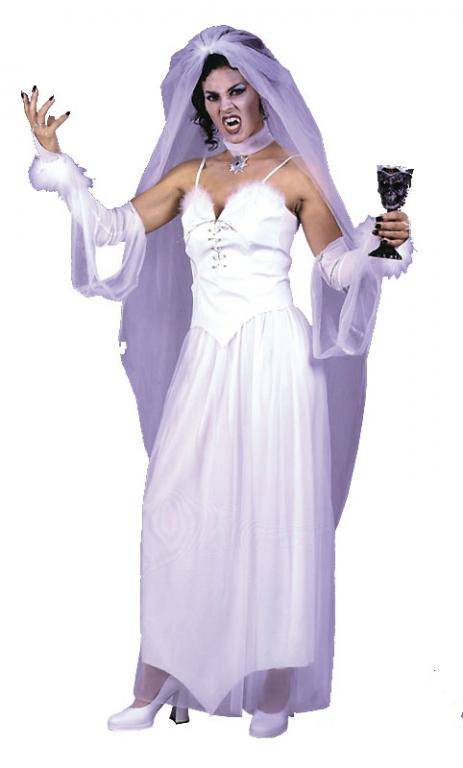 Vampiress Bride Adult Costume - Click Image to Close