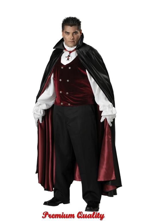 Adult Victorian Vampire Men Plus Size Costume, $40.99