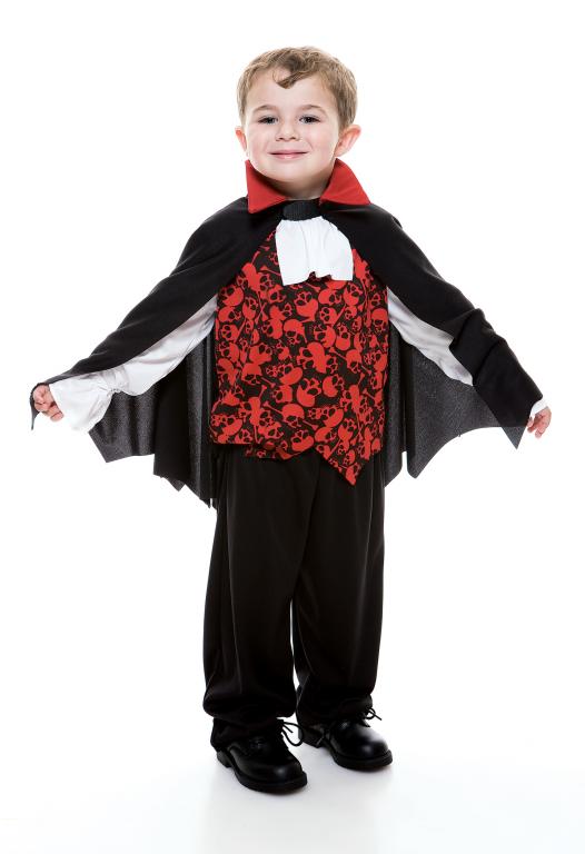 Vampire Toddler Costume 2T - Click Image to Close