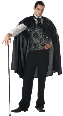 Victorian Vampire Adult Costume - Click Image to Close