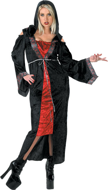 Gothic Vampiress Plus Size Costume - Click Image to Close