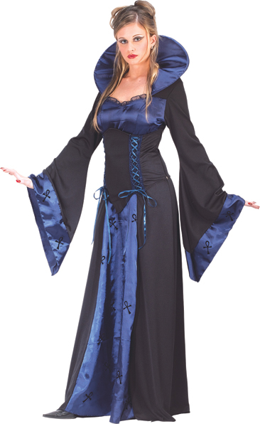 Blue Vampiress Adult Costume - Click Image to Close