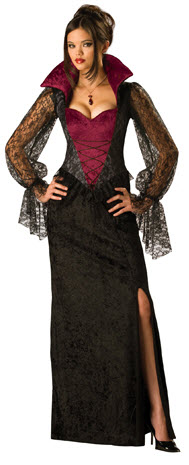 Midnight Vampiress Adult Costume - Click Image to Close