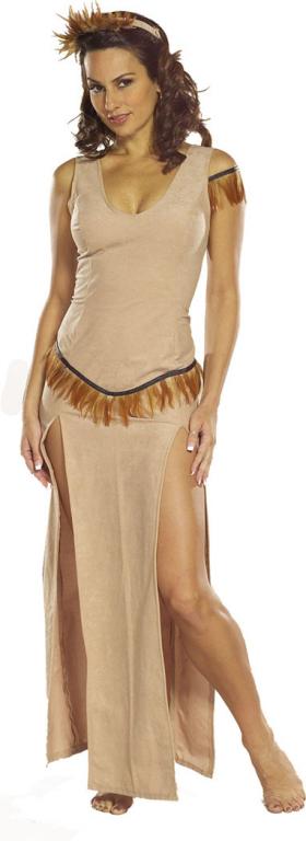 Indian Maiden Adult Costume - Click Image to Close