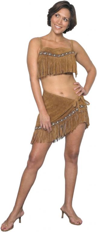 Little Fawn Leather Adult Costume - Click Image to Close