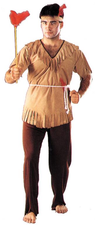 Indian Brave Adult Costume - Click Image to Close