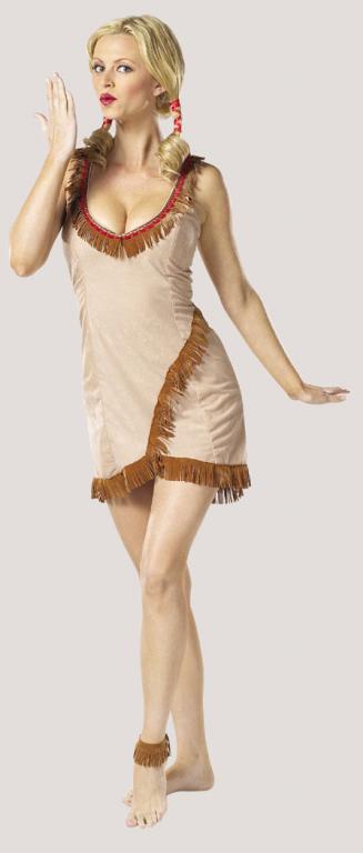 Tribal Tease Adult Costume - Click Image to Close