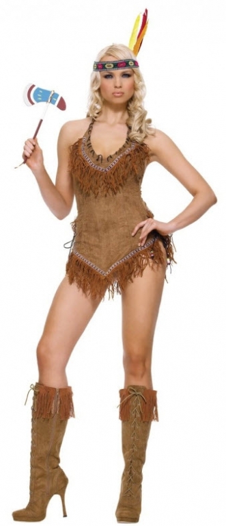 Indian Girl Sexy Adult Costume - Click Image to Close