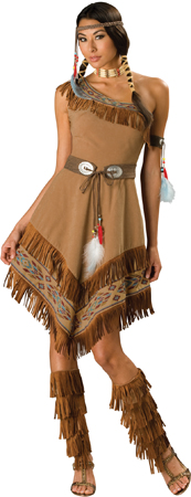 Indian Maiden Adult Costume - Click Image to Close