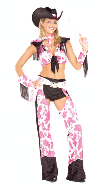 Gun Sling'N Gal Adult Costume - Click Image to Close