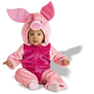 Baby Piglet Plush Bodysuit Infant/Toddler Costume - Click Image to Close