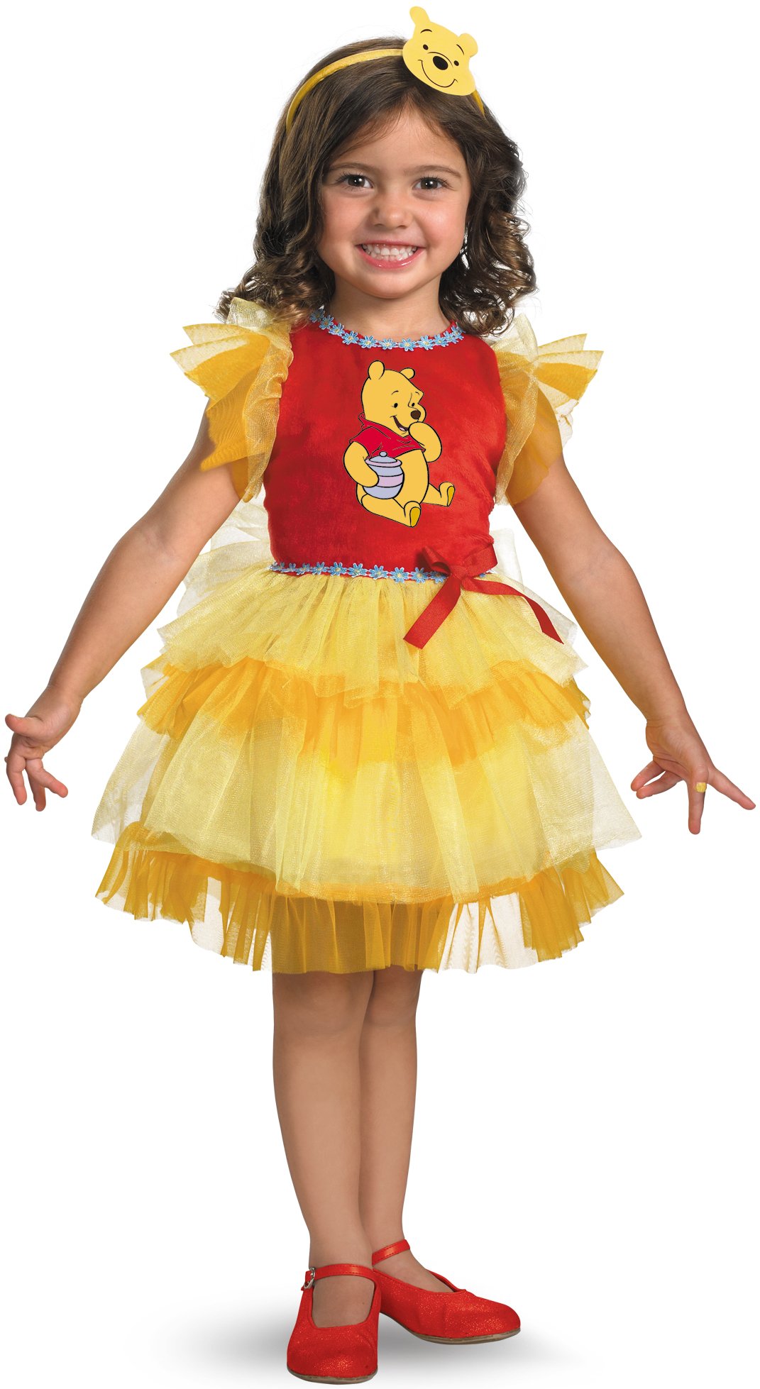 Winnie the Pooh - Frilly Winnie the Pooh Toddler / Child Costume - Click Image to Close