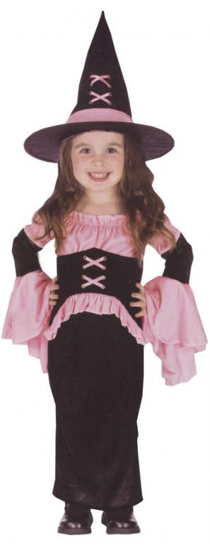 Witch Pretty Pink Toddler Costume - Click Image to Close