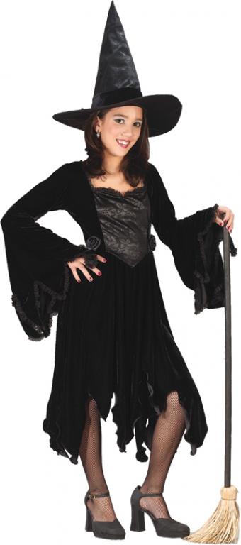 Black Rose Witch Child Costume