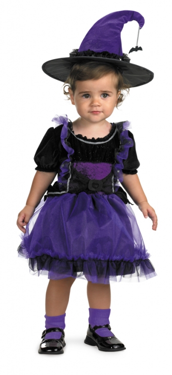 Frilly Witch Toddler Costume