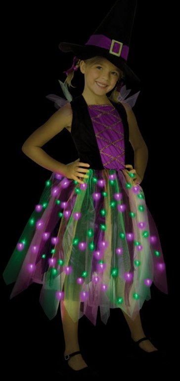 Light Up Witch Costume - Click Image to Close