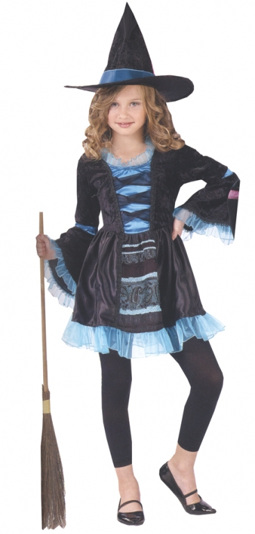 Sassy Victorian Witch Child Costume