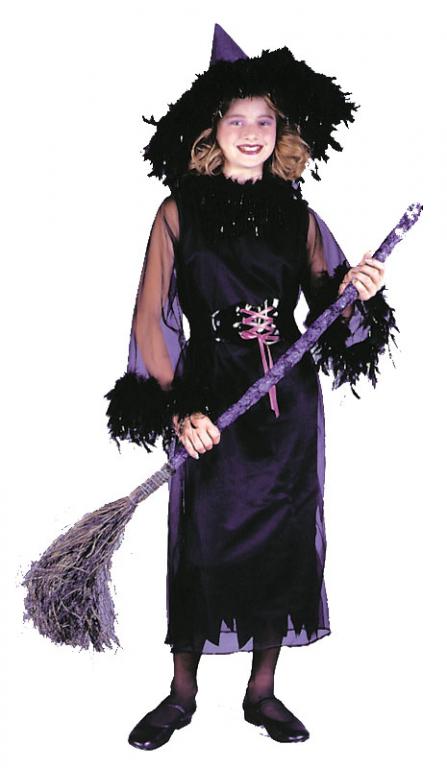 Feather Witch Child Costume - Click Image to Close