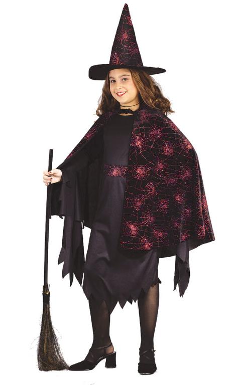 Witch Glitter Chip Child Costume - Click Image to Close