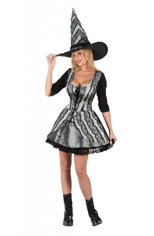 Rose Goth Witch Adult Costume - Click Image to Close