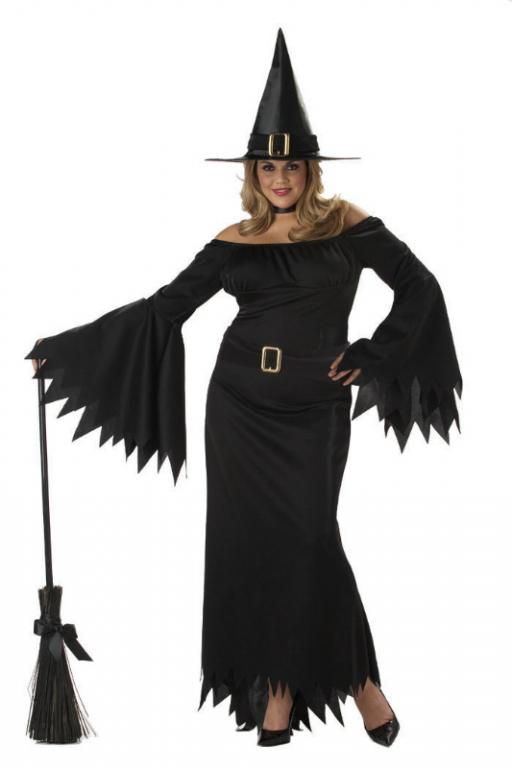 Elegant Witch Plus Size Adult Costume - Click Image to Close