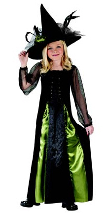 Witch Gothic Maiden Child Costume
