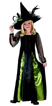 Witch Gothic Maiden Child Costume - Click Image to Close