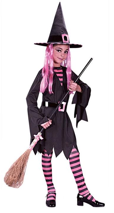 Pretty N Pink Witch Child Costume