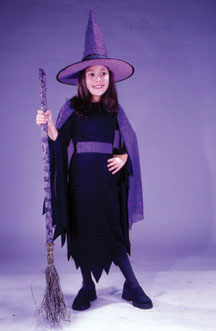 Shimmering Witch Child Costume - Click Image to Close