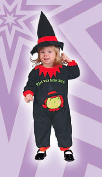 Witch Jumpsuit Infant Costume - Click Image to Close