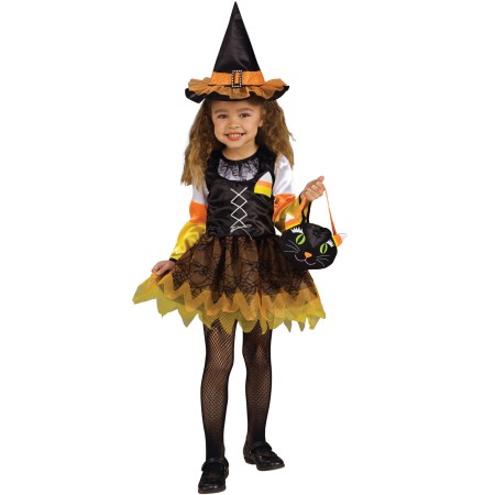 Candy Corn Witch Costume - Click Image to Close