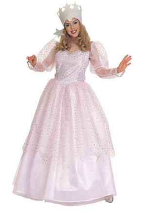 Wizard Of Oz Glinda Good Witch Adult Costume - Click Image to Close