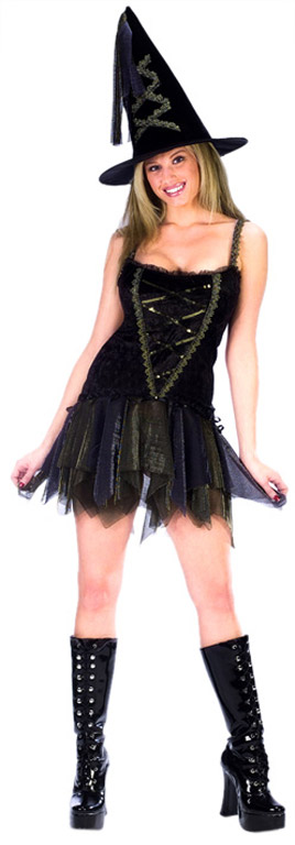 Sexy Flirty Witch Costume - Click Image to Close