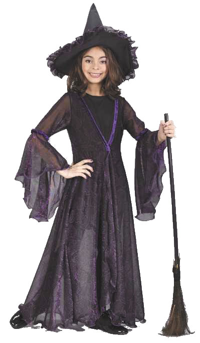 Witch Shimmering Child Costume - Click Image to Close