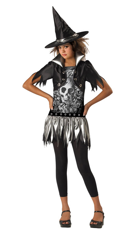 Gothic Witch Tween Costume - Click Image to Close