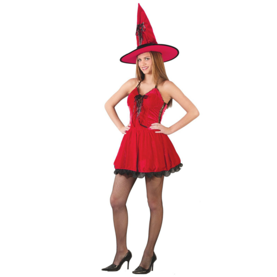 Red Hot Witch Teen Costume - Click Image to Close