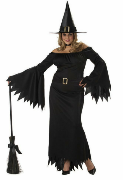 Elegant Witch Adult Plus Costume
