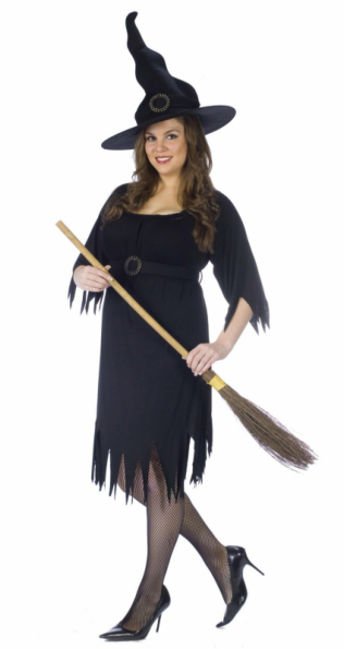 Tattered Witch Adult Plus Costume