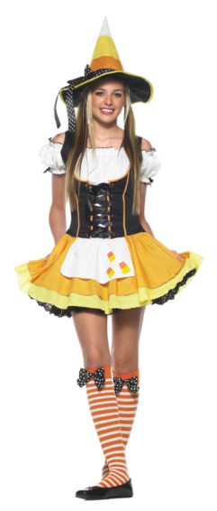 Kandy Korn Witch Teen Costume - Click Image to Close