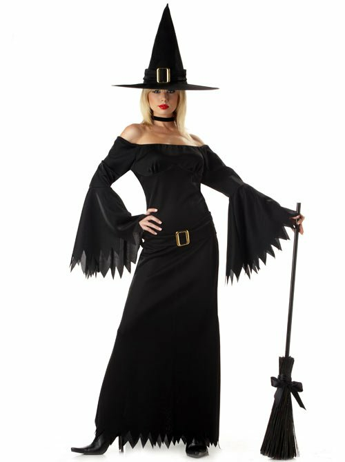 Elegant Witch Adult Costume - Click Image to Close