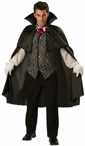 Midnight Vampire Adult Costume - Click Image to Close