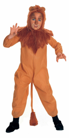 The Wizard of Oz Cowardly Lion Child Costume - Click Image to Close