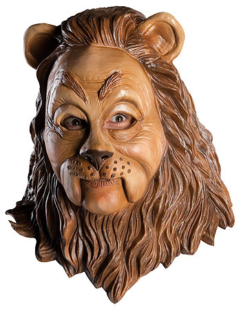 Latex Cowardly Lion Mask - Click Image to Close