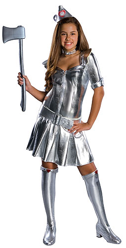 Teen Tin Woman Costume - Click Image to Close